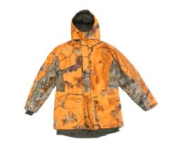 VESTE HOMME SOMLYS 461 REVERSIBLE ET DETACHABLE - CAMOU ORANGE - TAILLE L OCCASION Taille L