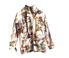 Veste De Chasse Solognac Camouflee Hiver Doublee Polaire - Taille L Occasion Taille L