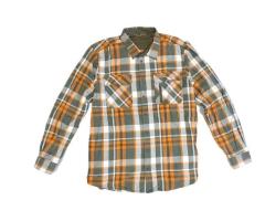 Chemise Manches Longues Homme Pinewood Lappland Rough Flannel - Vert/orange - Xxl Occasion Xxl